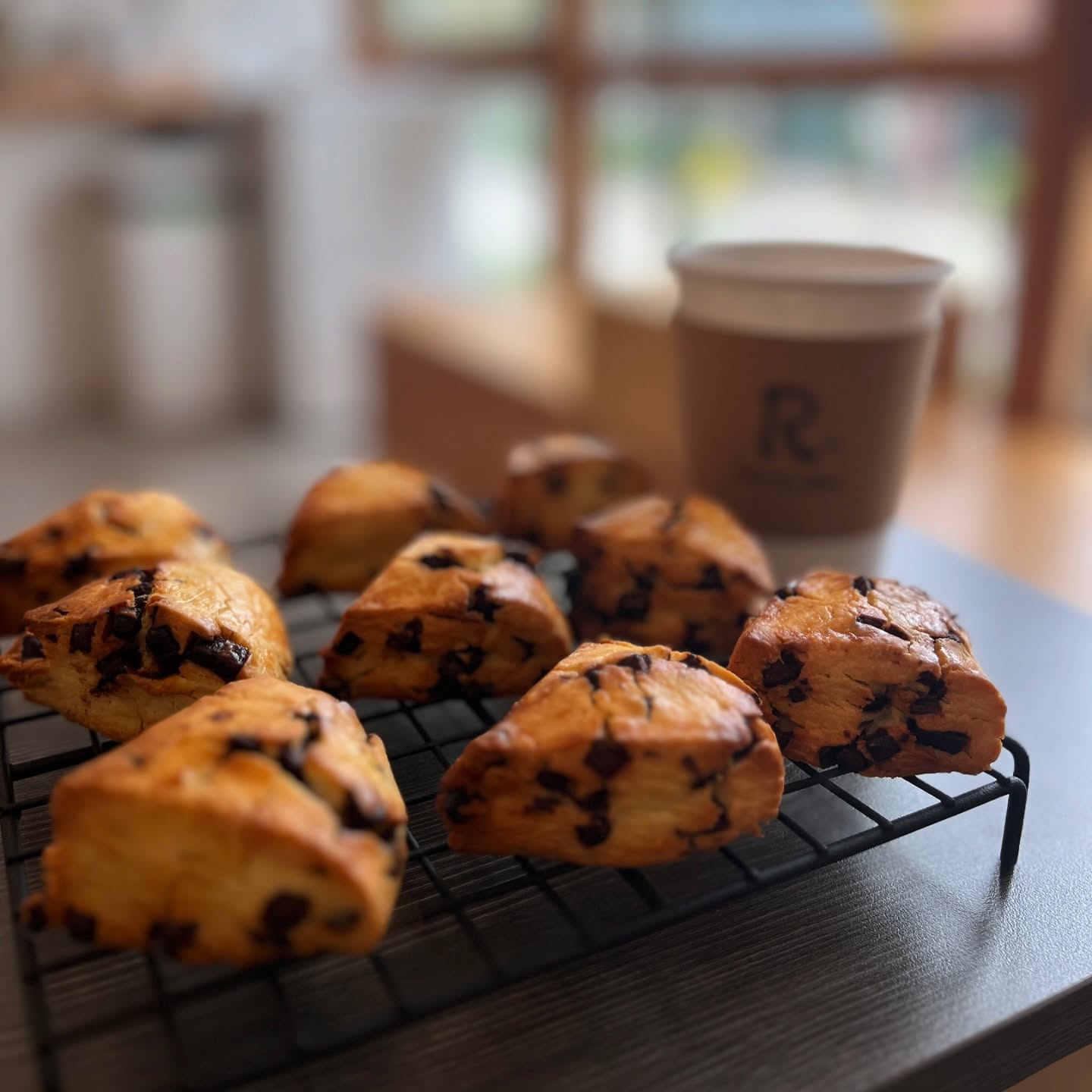 米粉のチョコスコーン